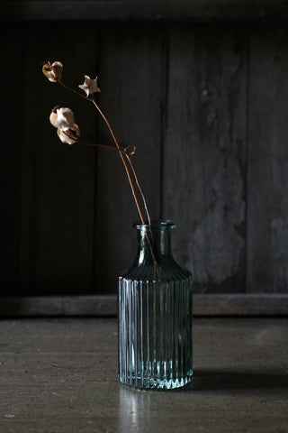 Glass Bottle Vase | Snipe, Forrest Green