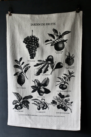 Tea Towel 'Jardin De Fruits' | Linen/Cotton