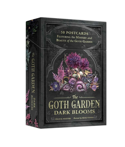 GOTH GARDEN DARK BLOOMS 50 POSTCARDS