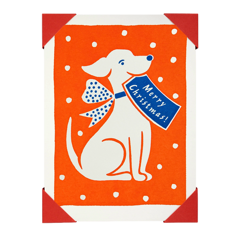 Christmas Dog Card pk 5
