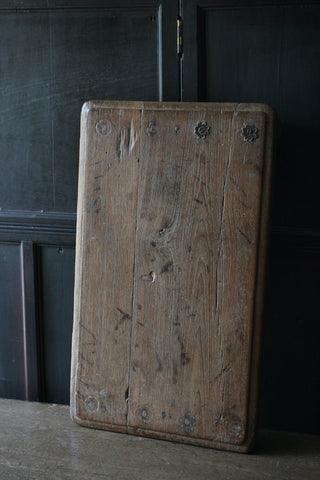 Vintage Teak Serving Board (rivets)