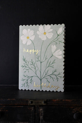 Wanderlust Card -Cosmos 'Happy Birthday'