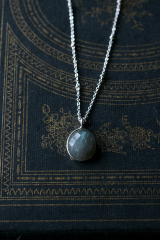 Adoration Labradorite Necklace | Silver Plated