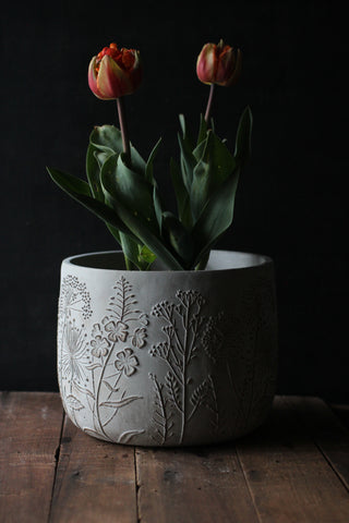 Concrete Botanical Planter (lg)