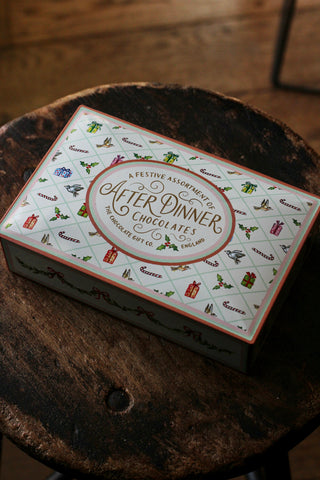 AFTER DINNER TRUFFLE TIN |Illustrated by Amy Swann