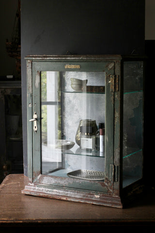 Vintage W.H Bailey & Co, Steel Medical Cabinet | Original Paint