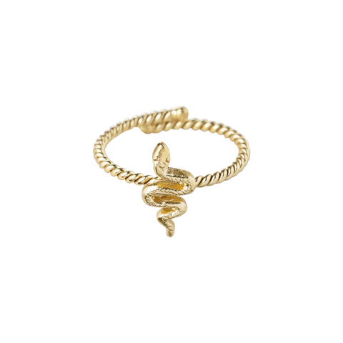 Honorable Snake Ring Gold Plated