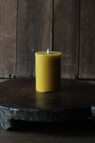 100% beeswax Block/Pillar Candle