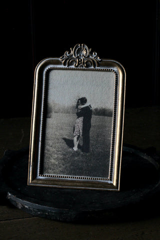 Metal photo frame - antique style