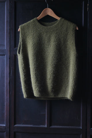 Kathrine Mohair Crewneck Vest