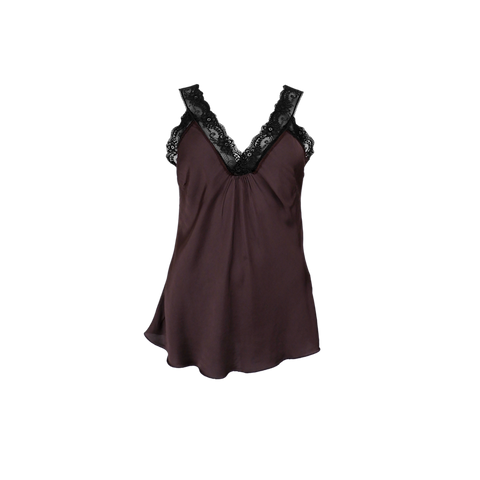 BEA black lace top Coffee