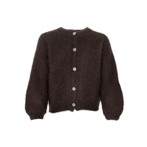 BJOERK knit cardigan Coffee