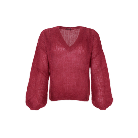 BJOERK rib jumper Wine