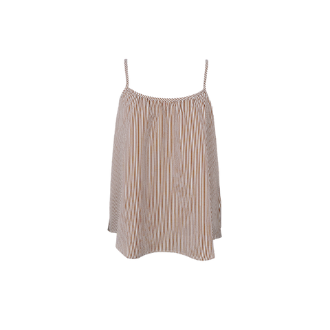 CATHERINE strap top Camel