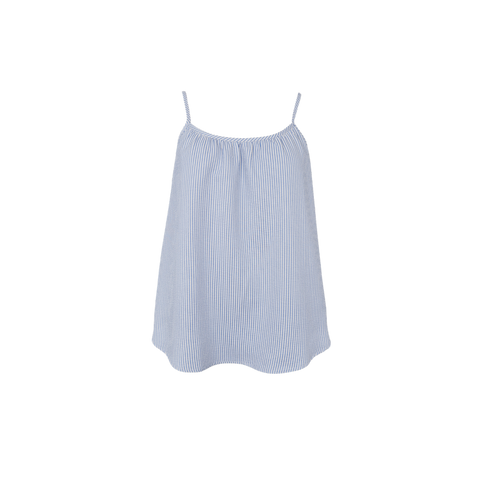 CATHERINE strap top Lt Blue