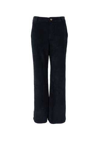 CORA CORDUROY BOX PANT Black