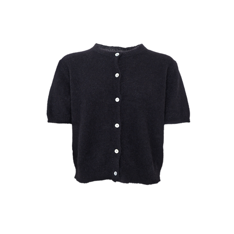 DELL ss cardigan Black