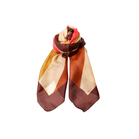 FARRAGO silk scarf Golden