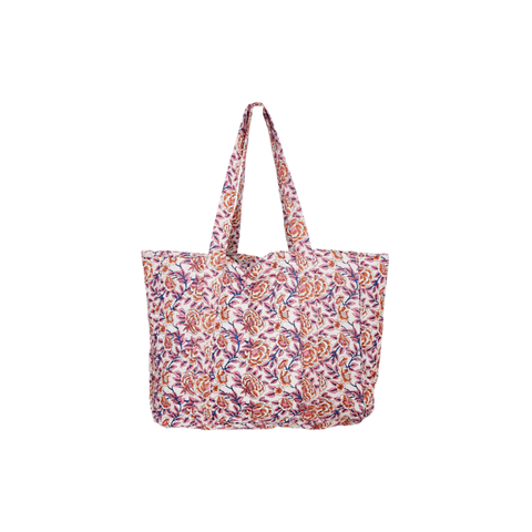 FLORA quilted tote bag