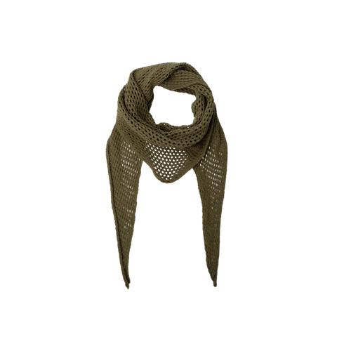 GALE knitted cotton scarf