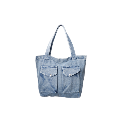 HALLE light denim bag
