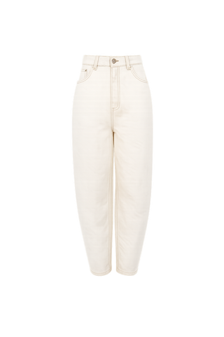 IZZY barrel pant Off White