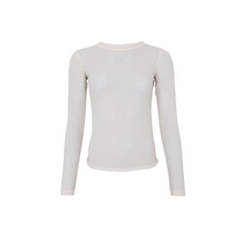 JESSIE mesh blouse Creme