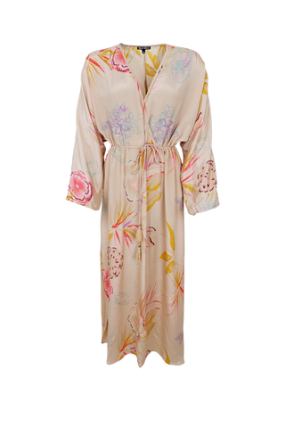 LUNA V-neck dress Long sleeve - Poppy Rose