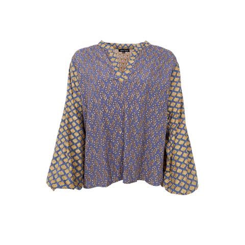 LUNA blouse Blue Multi