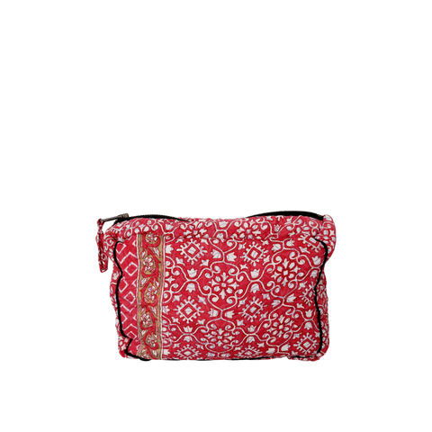 LUNA cosmetic bag - Rococco Red