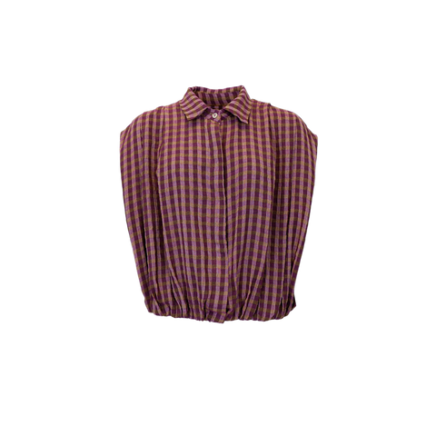 MALLE bomber blouse Violet Check