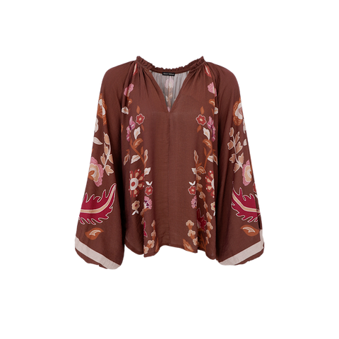 MARIGOLD blouse Coffee