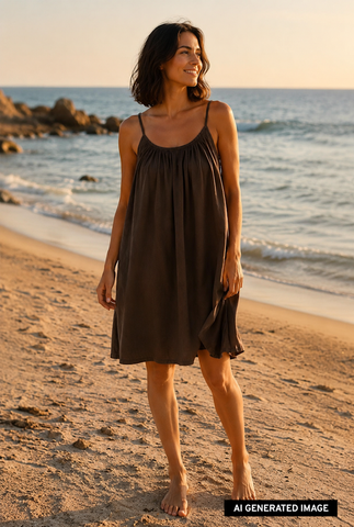 MINNA short strap dress