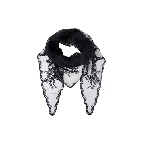 MIRIANA triangle lace scarf