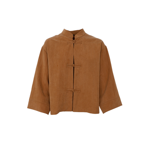 MOON shirt blouse Camel
