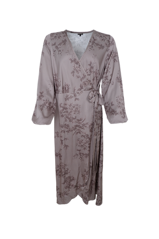 NANCY ls wrap dress