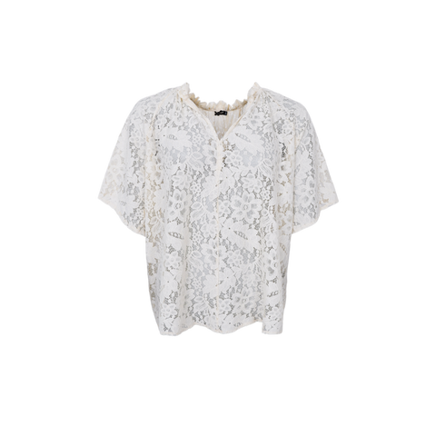 SALLY lace blouse Champagne