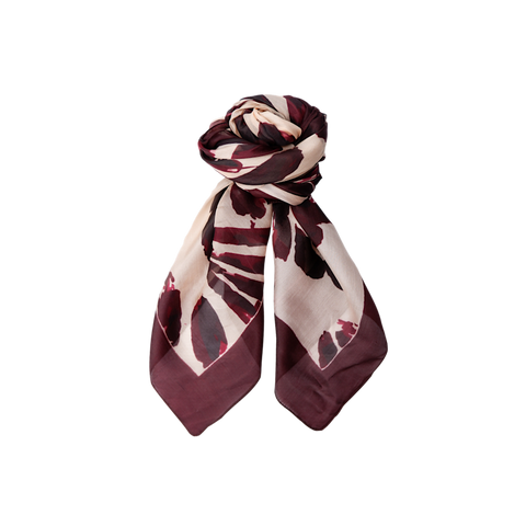 VIBE silk scarf Plum