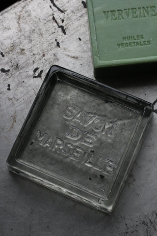 Square Glass Soap Dish