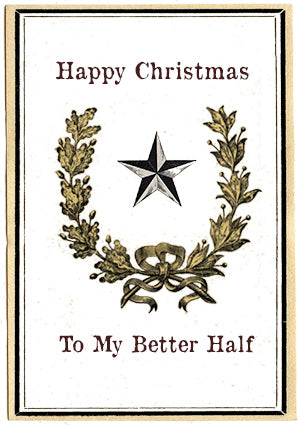 To My Better Half | Christmas Card