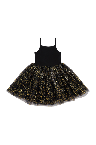 Black & Gold Sparkle Dress