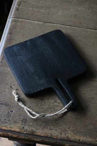 Wooden square serving board