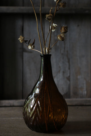 Recycled Glass Vase | Amber