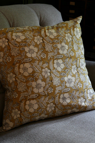 Jaisalmer block print cushion cover