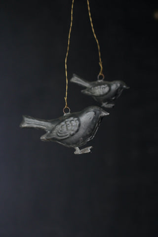 Walther & Co Zinc Pair of Birds