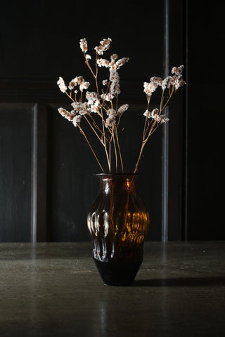 Recycled Glass Vase | Amber