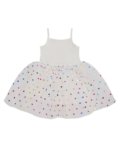 White Spot Dress