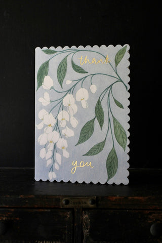 Wanderlust Card - Wisteria 'Thank You'