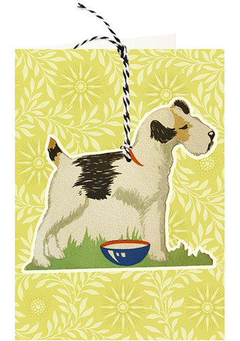Madame Treacle Fox Terrier Tag Card