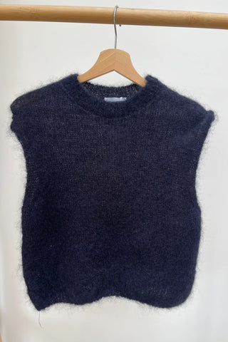Monika Cropped Mohair Vest